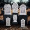 Grim Reaper Foam Tombstone Set Scary Halloween Outdoor Haunted Graveyard Yard Decoration